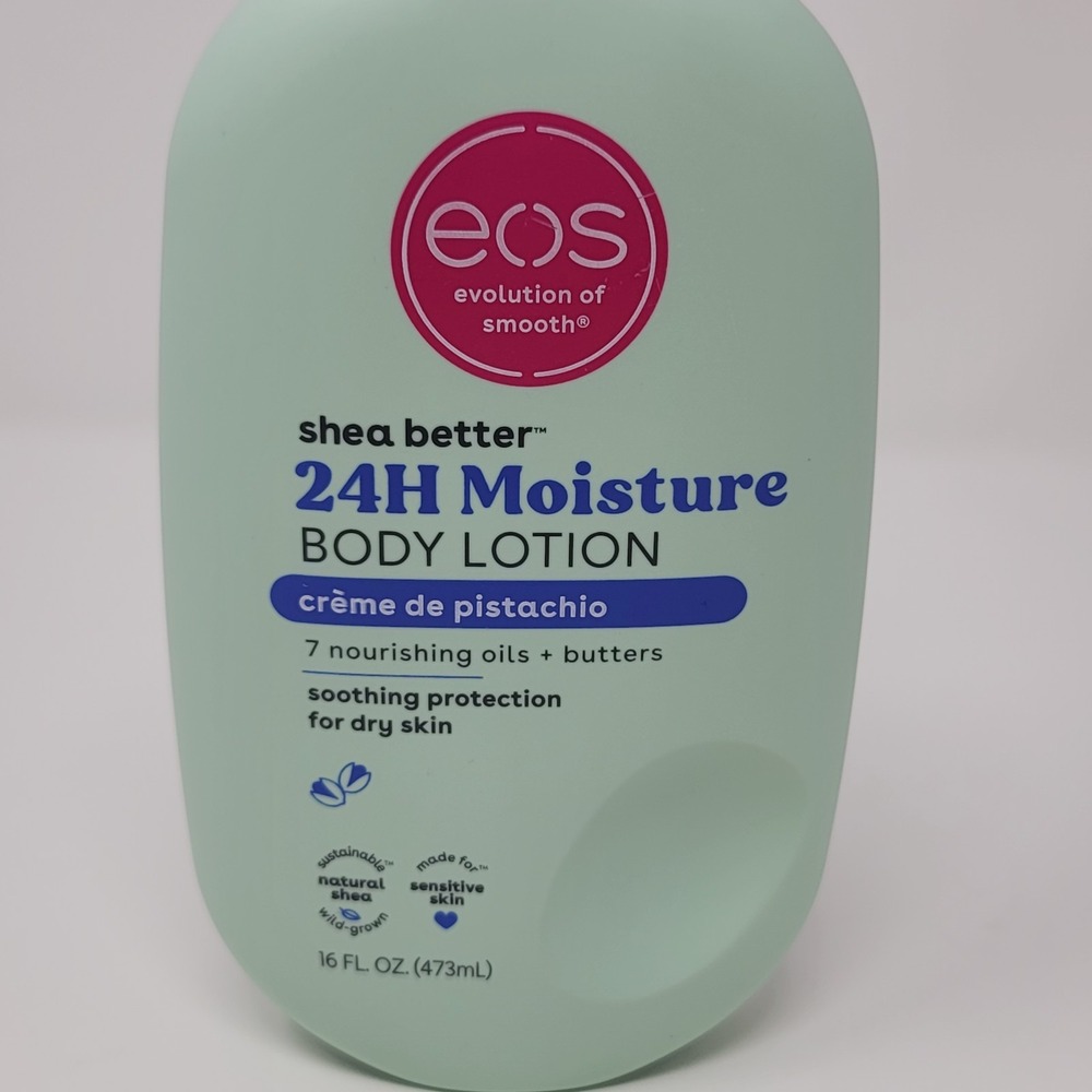 Eos Shea Better Creme De Pistachio Body Lotion 16 oz Dry Skin Soothing Sensitive - Picture 3 of 4